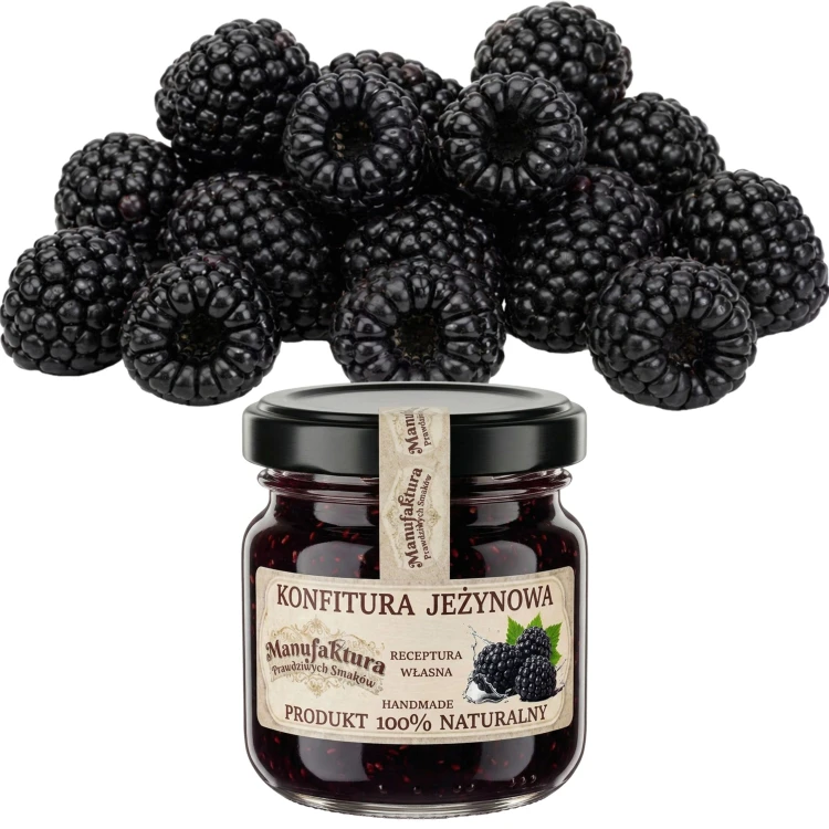 KONFITURA JEŻYNOWA 40 g mały SŁOICZEK na prezent PRODUKT NATURALNY