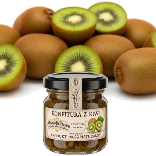 KONFITURA Z KIWI 40 g mały SŁOICZEK na prezent PRODUKT NATURALNY