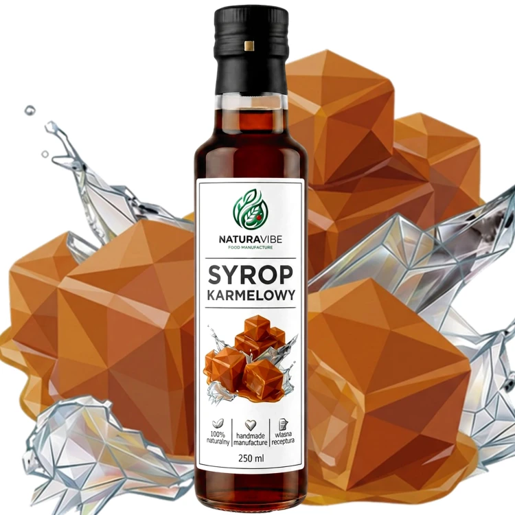 SYROP KARMELOWY 250ml producent PRAWDZIWY DOMOWY do lodów deserów