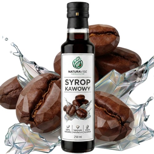 SYROP KAWOWY 250ml z kawy KOLUMBIA ARABICA producent 100% NATURALNY