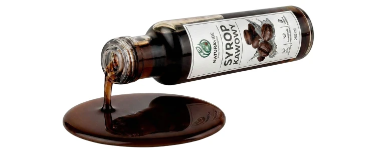 SYROP KAWOWY 250ml z kawy KOLUMBIA ARABICA producent 100% NATURALNY