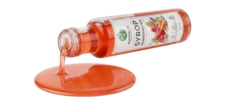 SYROP Z RABARBARU 250 ml RZEMIEŚLNICZY 100% NATURALNY PRAWDZIWY DOMOWY