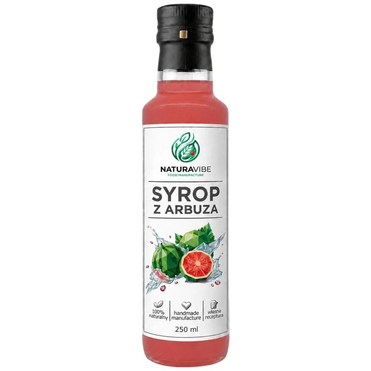 SYROP Z ARBUZA ARBUZOWY 250ml intensywny smak HANDMADE 100% naturalny