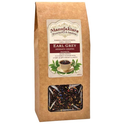 HERBATA czarna liściasta EARL GREY PREMIUM ASSAM NATURALNA 100g