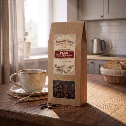 KAWA ZIARNISTA PERU 100g 100% ARABICA ŚWIEŻO PALONA La Cumbre