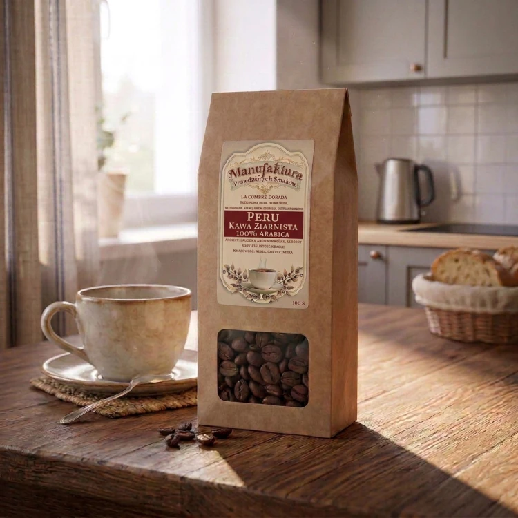 KAWA ZIARNISTA PERU 100g 100% ARABICA ŚWIEŻO PALONA La Cumbre