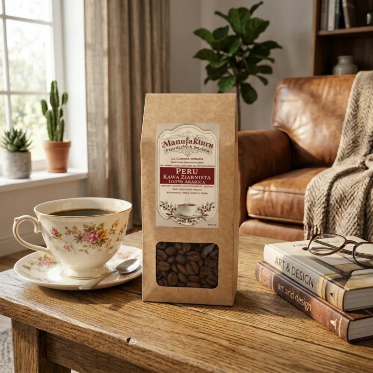 KAWA ZIARNISTA PERU 100g 100% ARABICA ŚWIEŻO PALONA La Cumbre