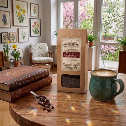 KAWA ZIARNISTA MEXICO 100g 100% ARABICA ŚWIEŻO PALONA INTENSITA ALTURA