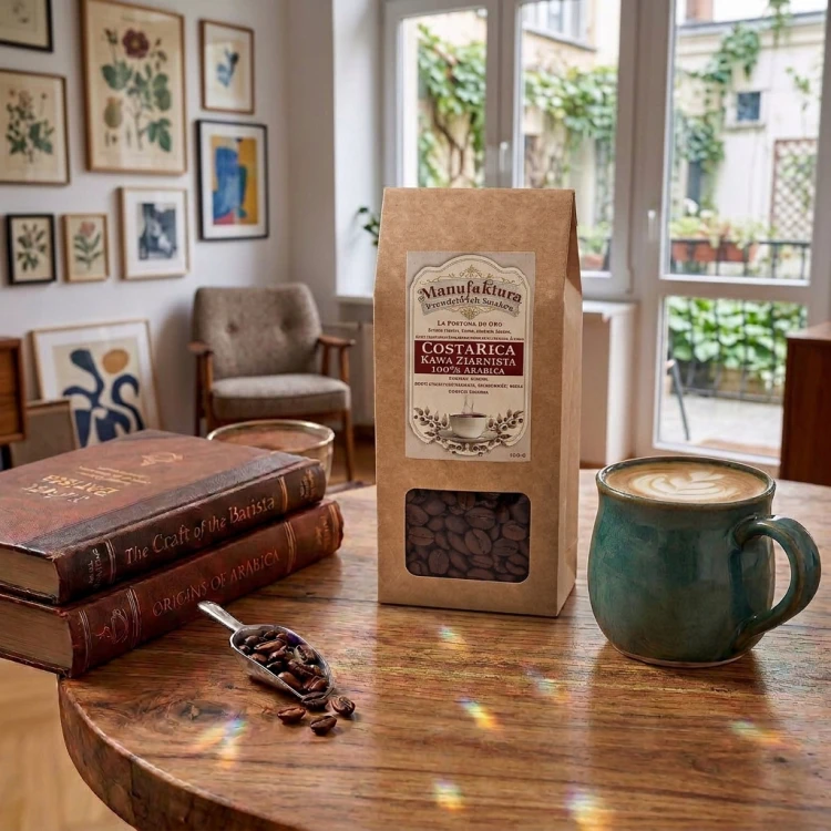 KAWA ZIARNISTA KOSTARYKA 100g 100% ARABICA ŚWIEŻO PALONA LA FORTUNA DE ORO