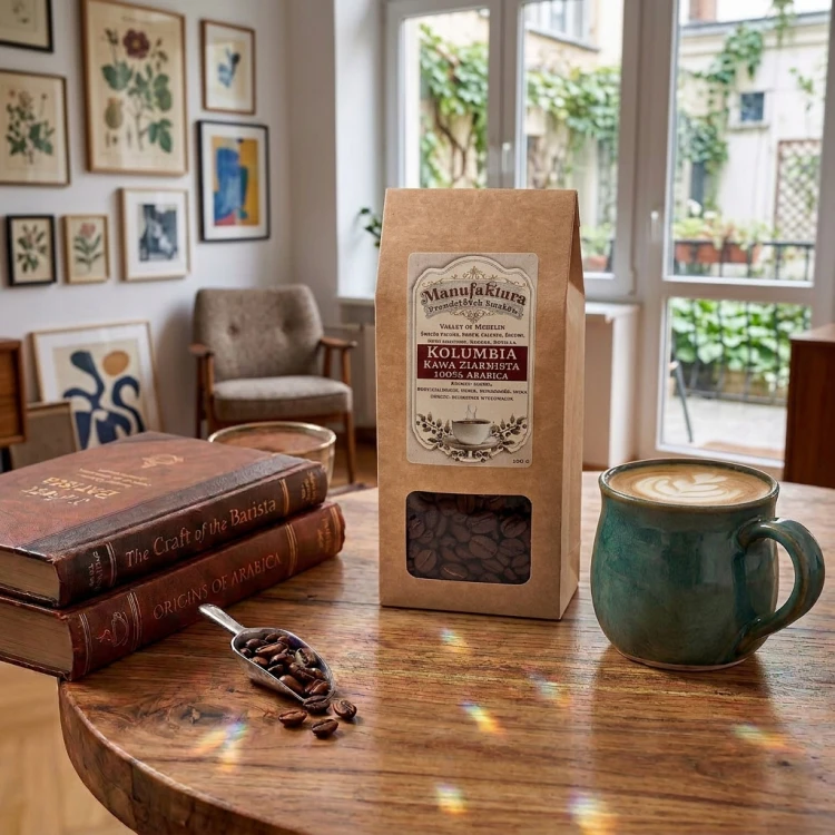 KAWA ZIARNISTA KOLUMBIA 100g 100% ARABICA ŚWIEŻO PALONA SUPREMO DON PABLO
