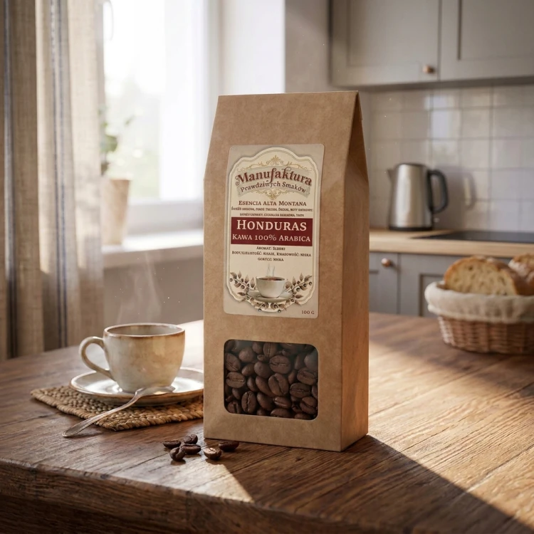 KAWA ZIARNISTA HONDURAS 100g 100% ARABICA ŚWIEŻA ESENCIA ALTA MONTANA